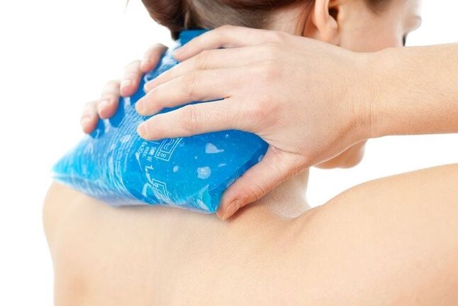 Compression for osteochondrosis