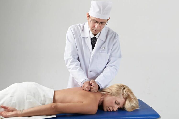 Cervical osteochondrosis massage