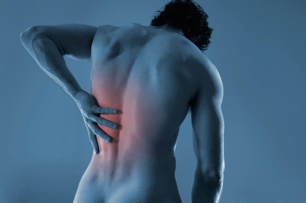 back pain with thoracic osteochondrosis photo 2